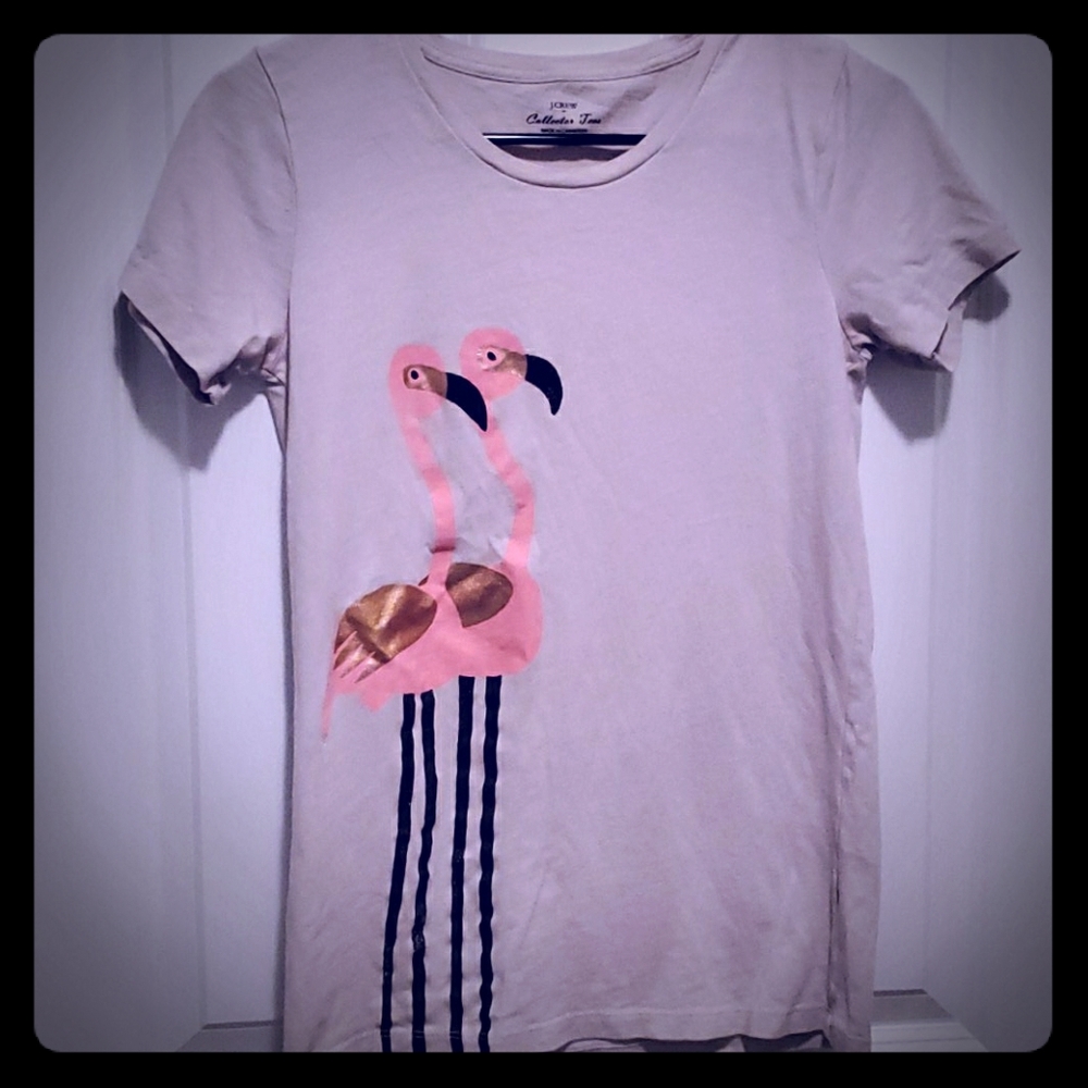 J Crew Falmingo t-shirt.